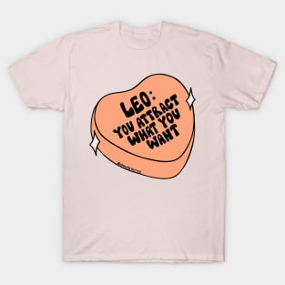 Leo Conversation Heart T-Shirt